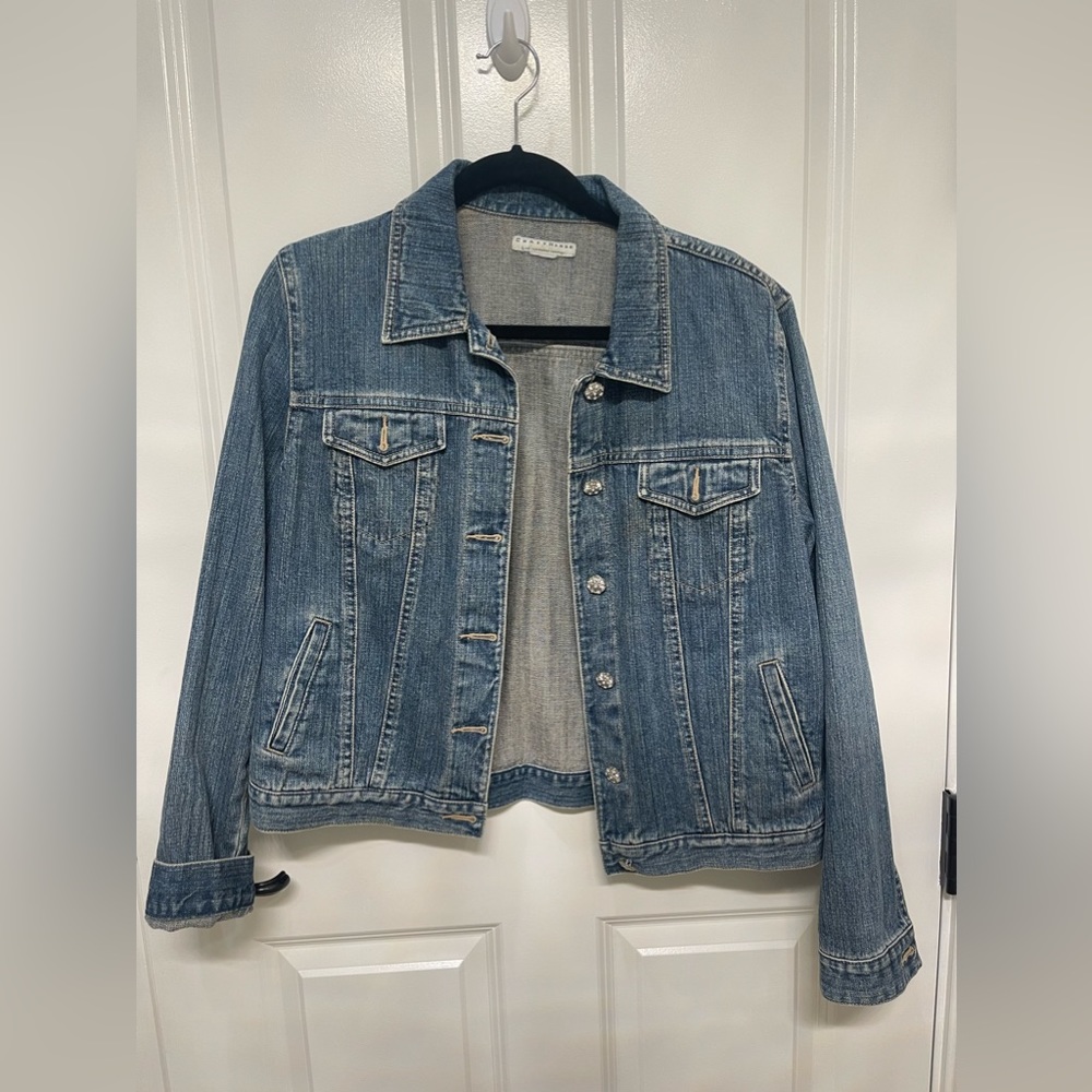 Women’s Large Vintage Crazy Horse Jean Jacket